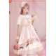 Strawberry Witch Alice Check Clock Cross Strap JSK